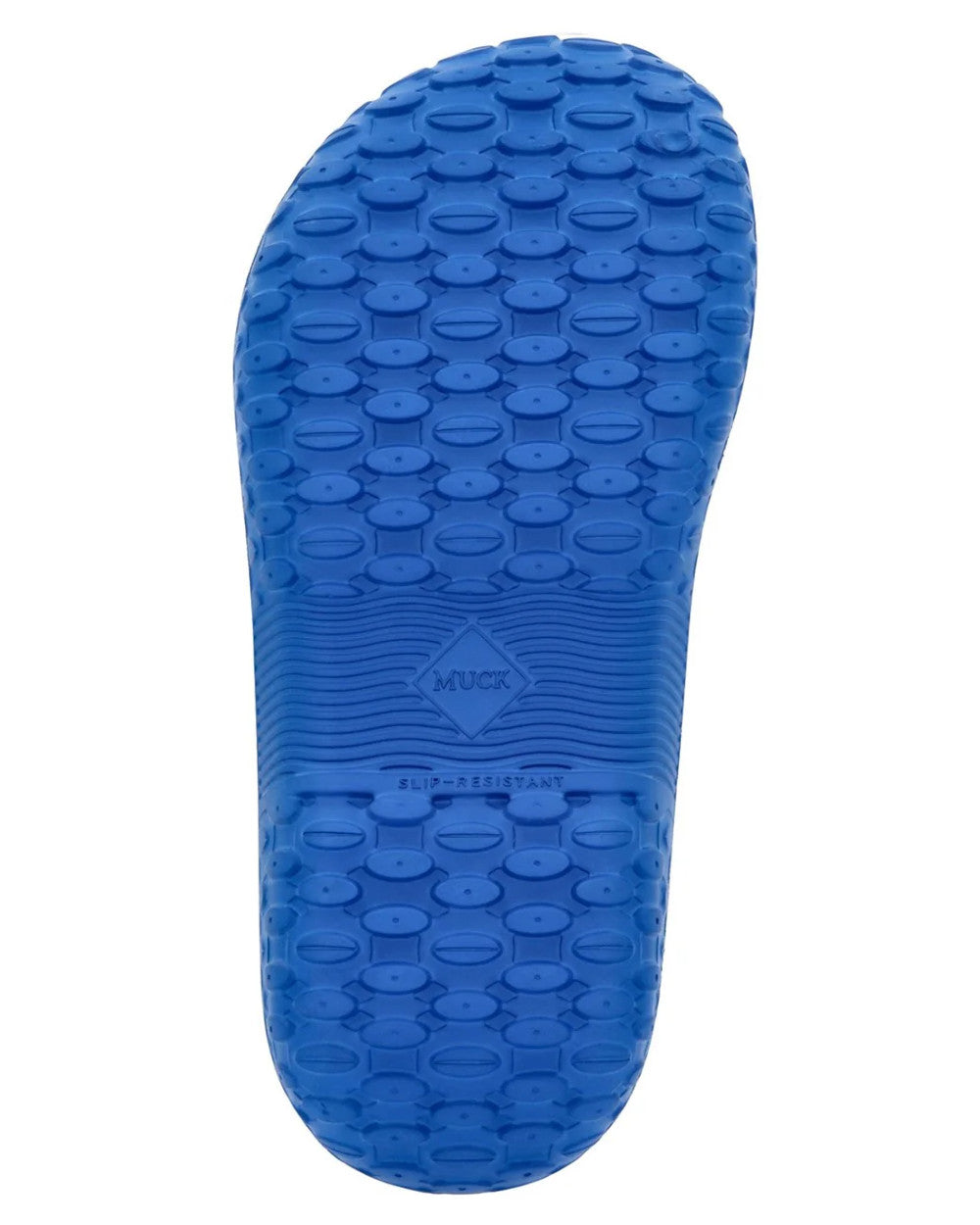 Blue Coloured Muck Boots Childrens Muckster Lite Clogs On A White Background #colour_blue