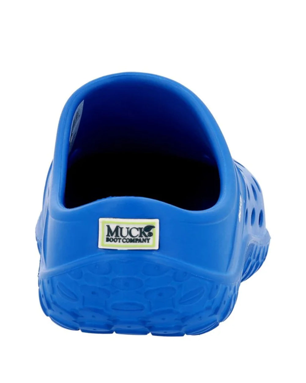 Blue Coloured Muck Boots Childrens Muckster Lite Clogs On A White Background #colour_blue
