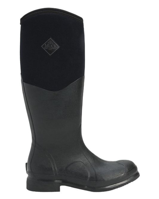 Black Coloured Muck Boots Colt Ryder All Conditions Riding Boots on White Background
#colour_black