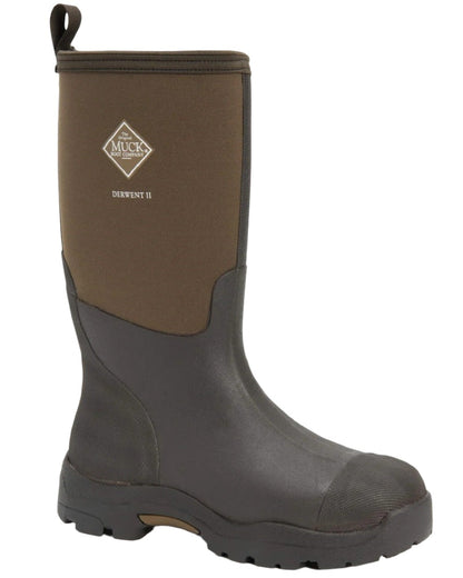 Bark Coloured Muck Boots Derwent II Wellingtons On A White Background #colour_bark