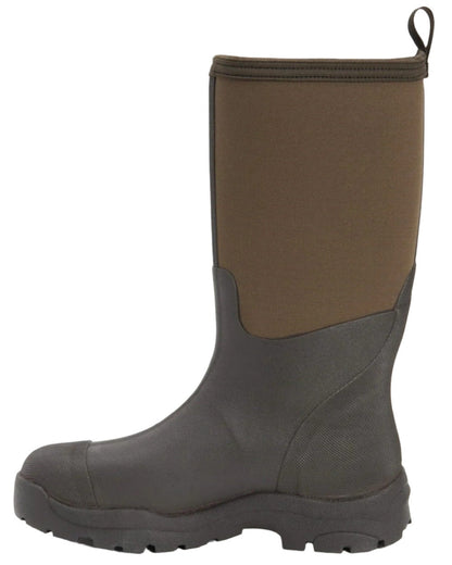 Bark Coloured Muck Boots Derwent II Wellingtons On A White Background #colour_bark