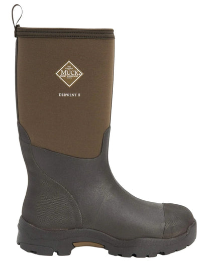 Bark Coloured Muck Boots Derwent II Wellingtons On A White Background #colour_bark