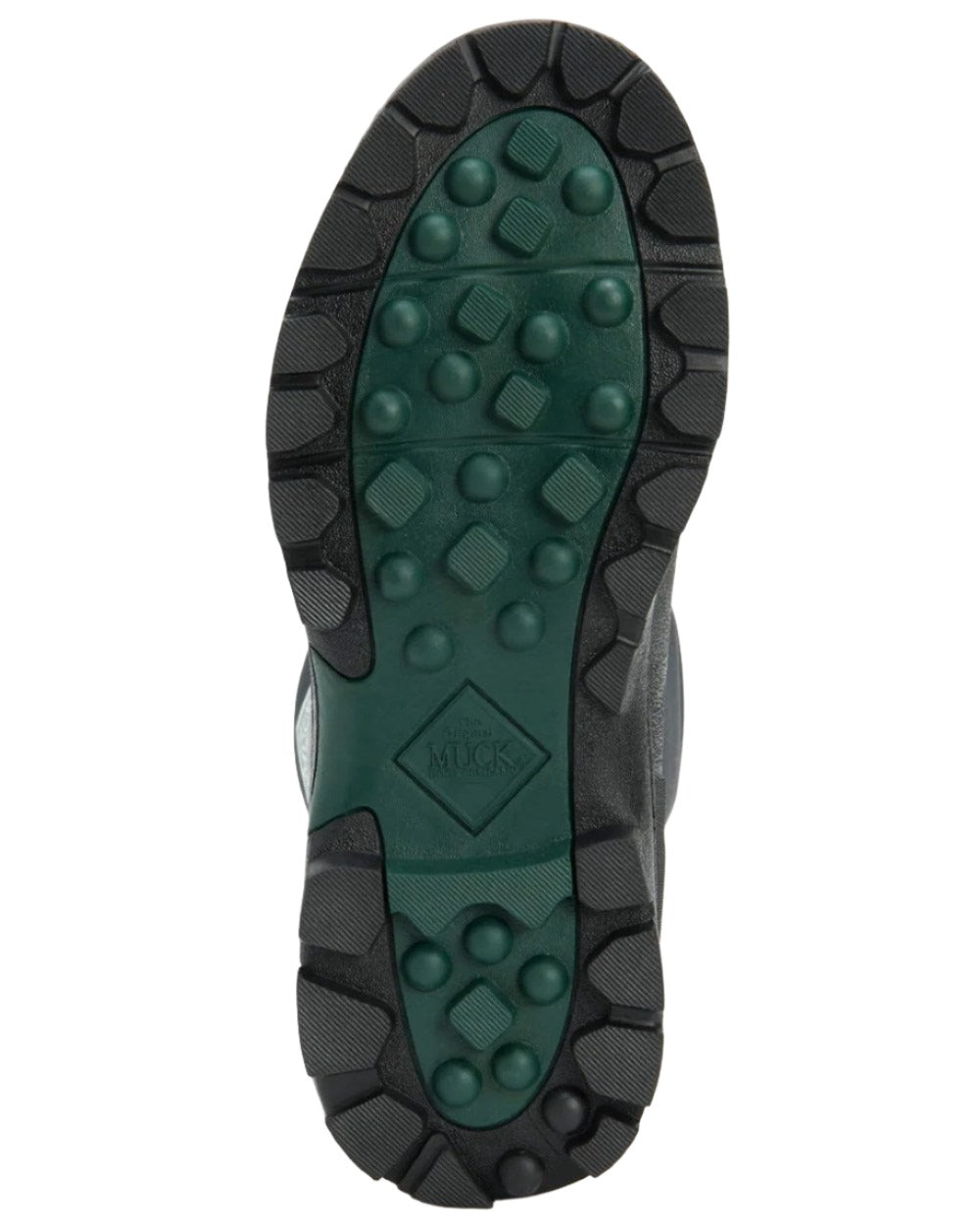 Black Coloured Muck Boots Derwent II Wellingtons On A White Background #colour_black