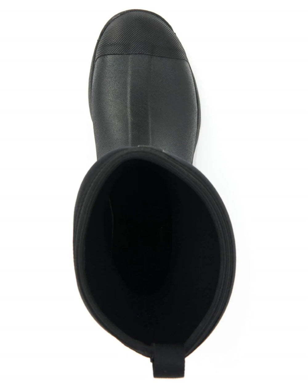 Black Coloured Muck Boots Derwent II Wellingtons On A White Background #colour_black
