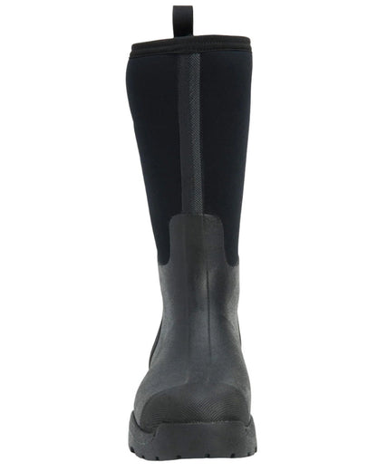 Black Coloured Muck Boots Derwent II Wellingtons On A White Background #colour_black