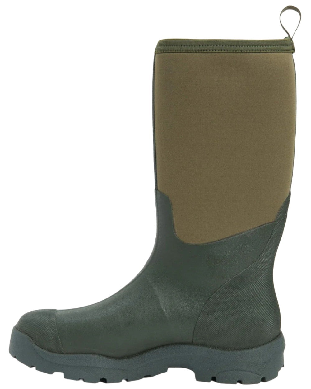 Moss Coloured Muck Boots Derwent II Wellingtons On A White Background #colour_moss
