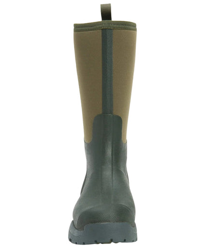 Moss Coloured Muck Boots Derwent II Wellingtons On A White Background #colour_moss