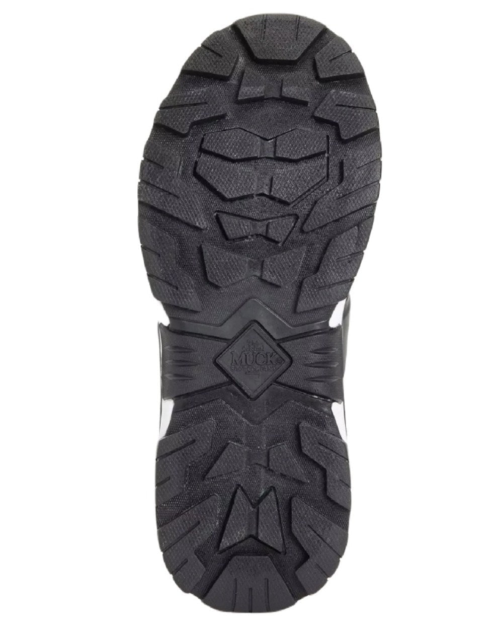 Black Coloured Muck Boots Ladies Apex Zip Mid Boots On A White Background #colour_black