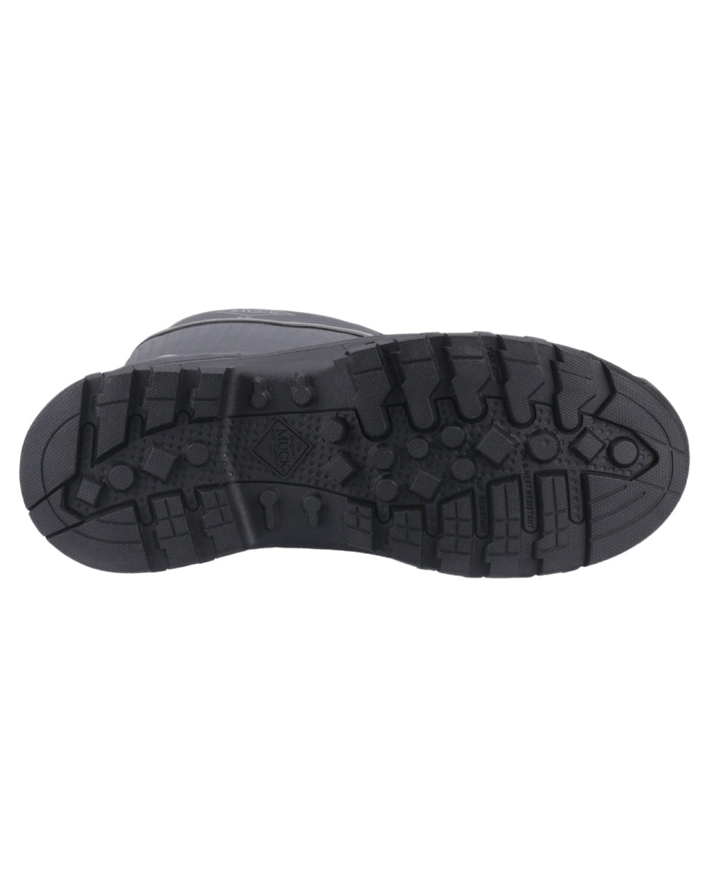 Black Grey Coloured Muck Boots Mens Grit S5 Tall Boots on White Background
#colour_black-grey
