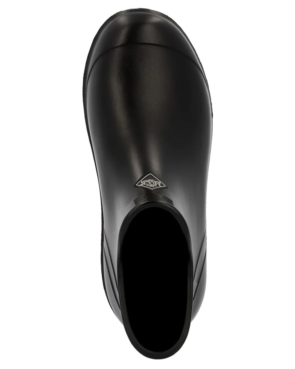 Black Coloured Muck Boots Mens Muckster Lite Ankle Boots On A White Background #colour_black