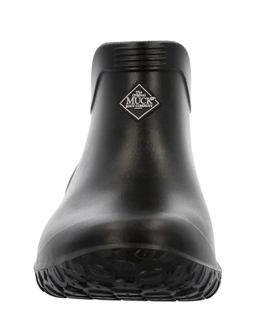 Black Coloured Muck Boots Mens Muckster Lite Ankle Boots On A White Background #colour_black