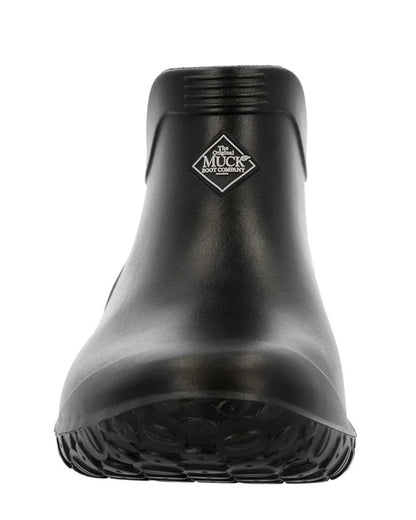 Black Coloured Muck Boots Mens Muckster Lite Ankle Boots On A White Background #colour_black