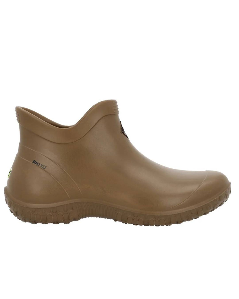 Kangaroo Coloured Muck Boots Mens Muckster Lite Ankle Boots On A White Background #colour_kangaroo