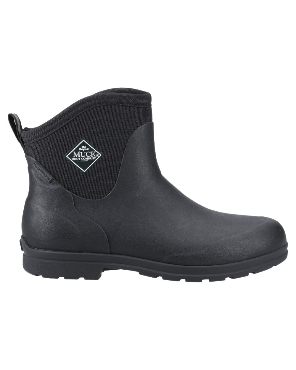 Black Coloured Muck Boots Mens Originals Excursion Ankle Boots on White Background
#colour_black
