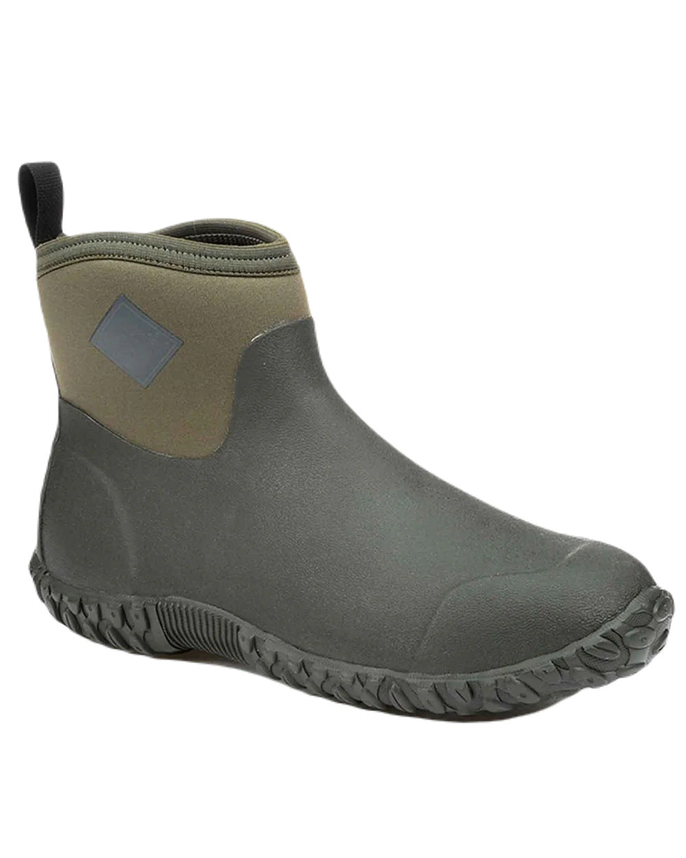 Moss Coloured Muck Boots Mens RHS Muckster II Ankle Boots On A White Background #colour_moss