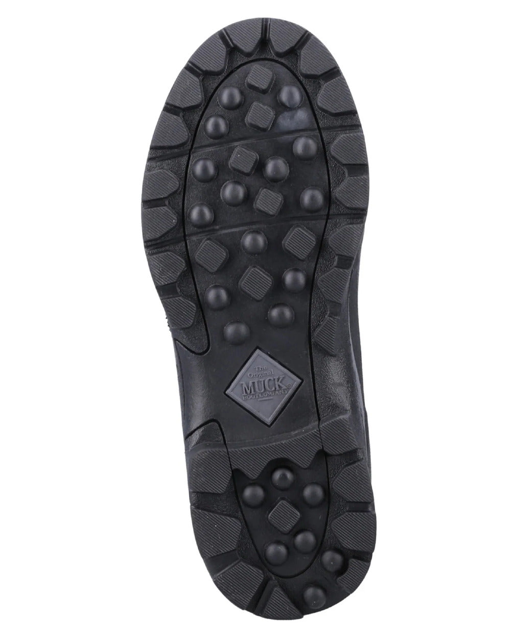 Black Coloured Muck Boots Unisex Calder Short Boots On A White Background #colour_black