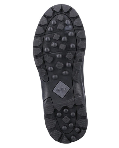 Black Coloured Muck Boots Unisex Calder Short Boots On A White Background #colour_black