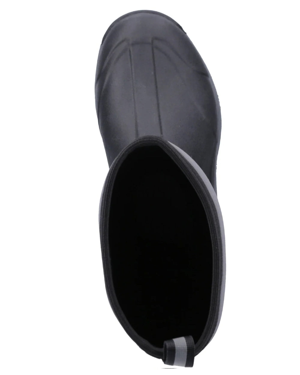 Black Coloured Muck Boots Unisex Calder Short Boots On A White Background #colour_black