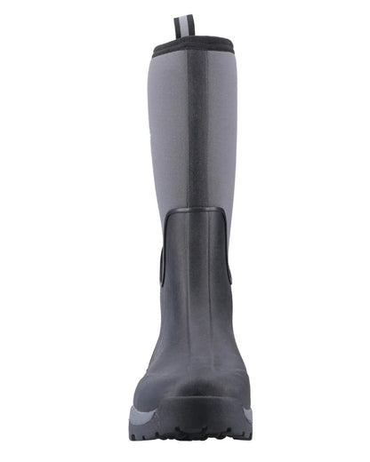 Black Coloured Muck Boots Unisex Calder Short Boots On A White Background #colour_black