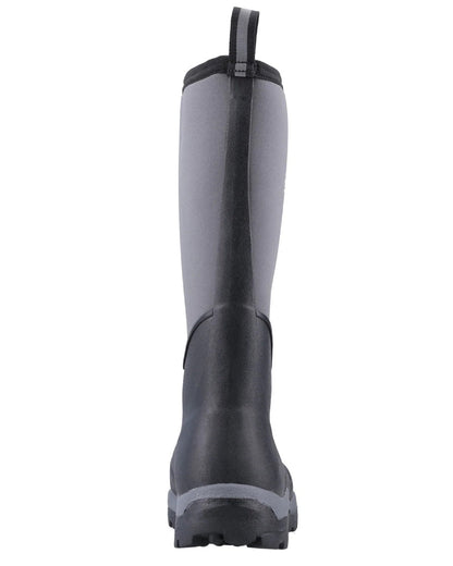 Black Coloured Muck Boots Unisex Calder Short Boots On A White Background #colour_black
