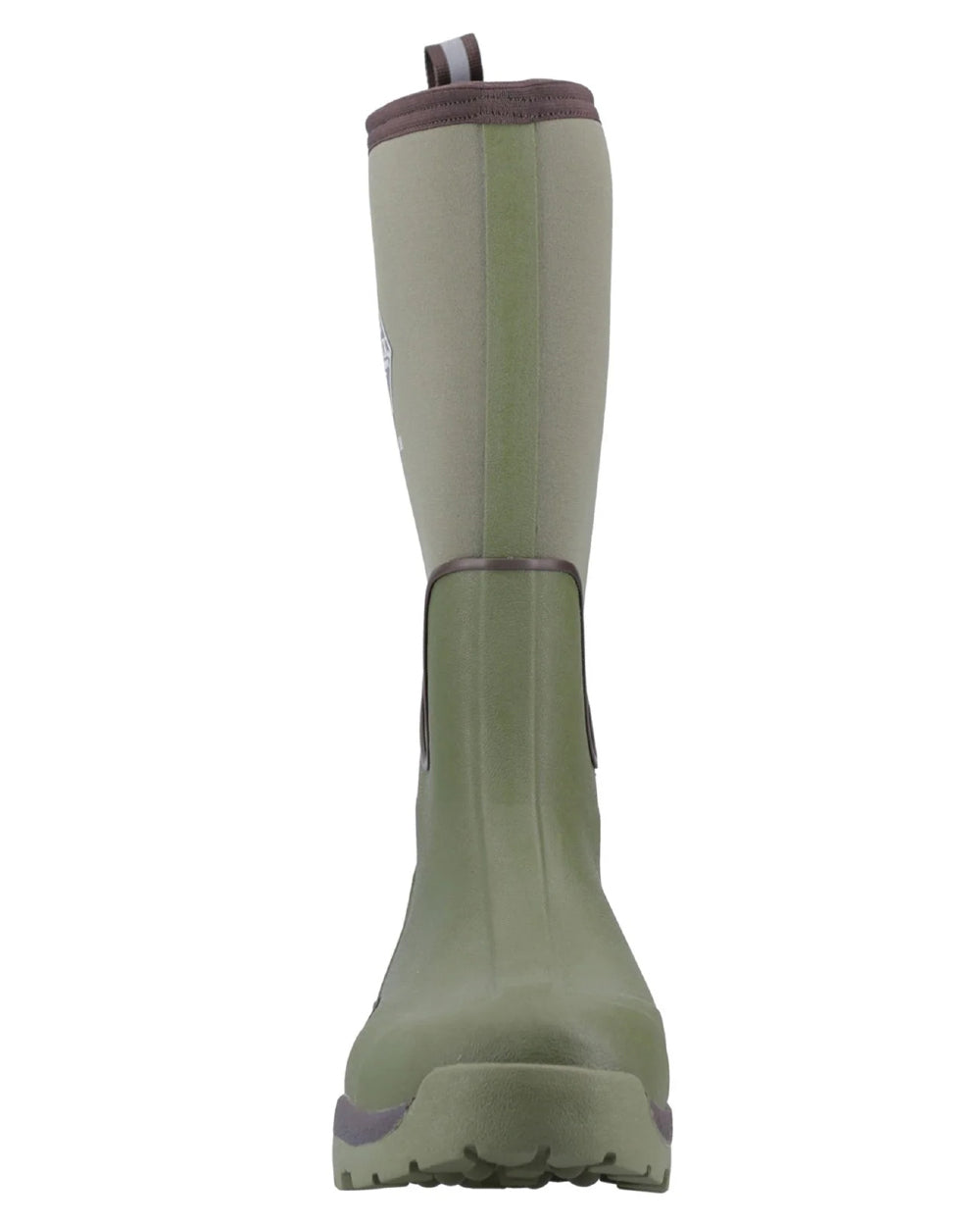 Olive Coloured Muck Boots Unisex Calder Short Boots On A White Background #colour_olive