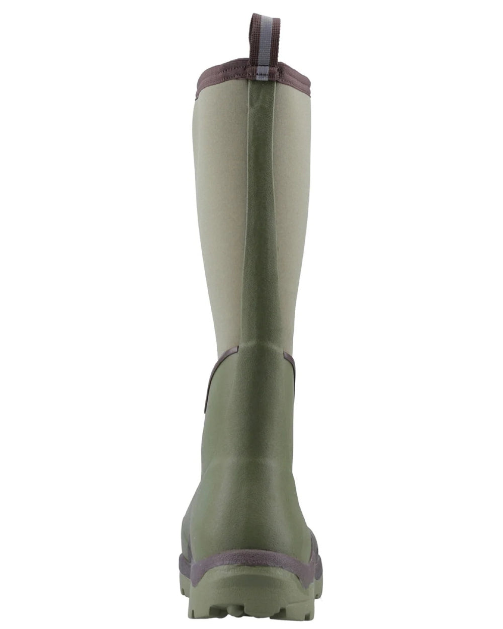 Olive Coloured Muck Boots Unisex Calder Short Boots On A White Background #colour_olive