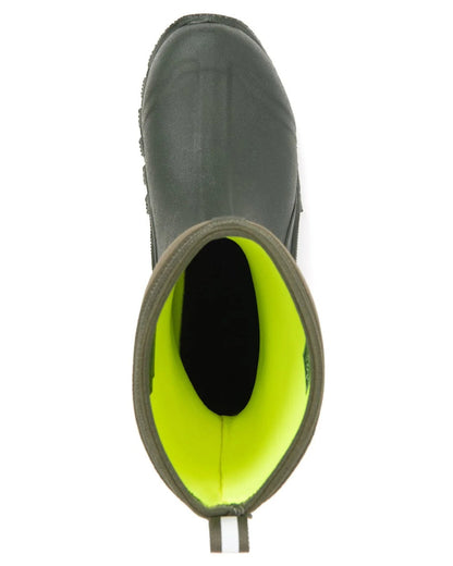 Moss Coloured Muck Boots Unisex Edgewater Classic Short Boots On A White Background #colour_moss