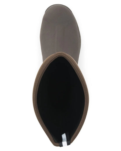 Bark Coloured Muck Boots Womens Wetland Tall Wellingtons On A White Background #colour_bark
