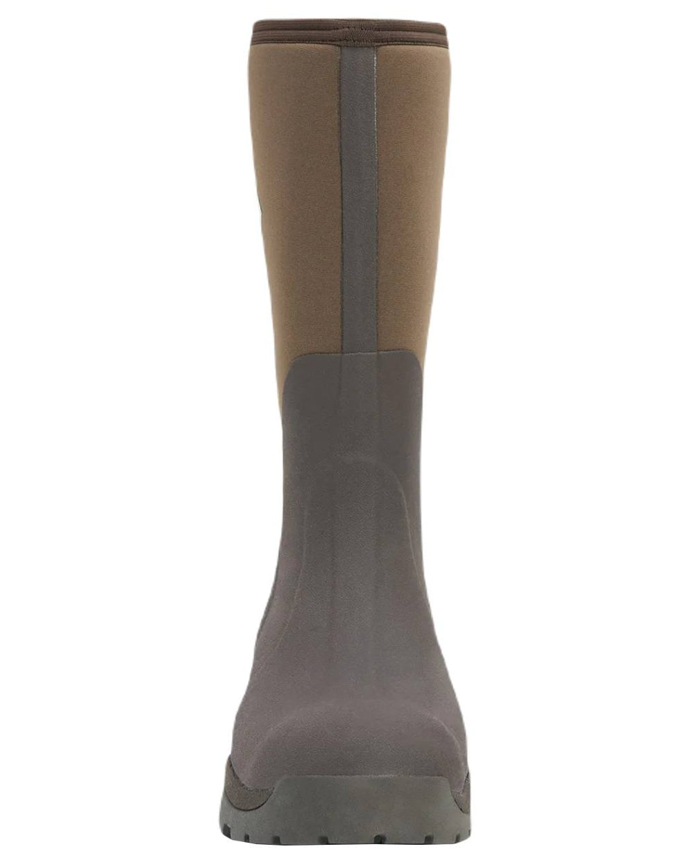 Bark Coloured Muck Boots Womens Wetland Tall Wellingtons On A White Background #colour_bark