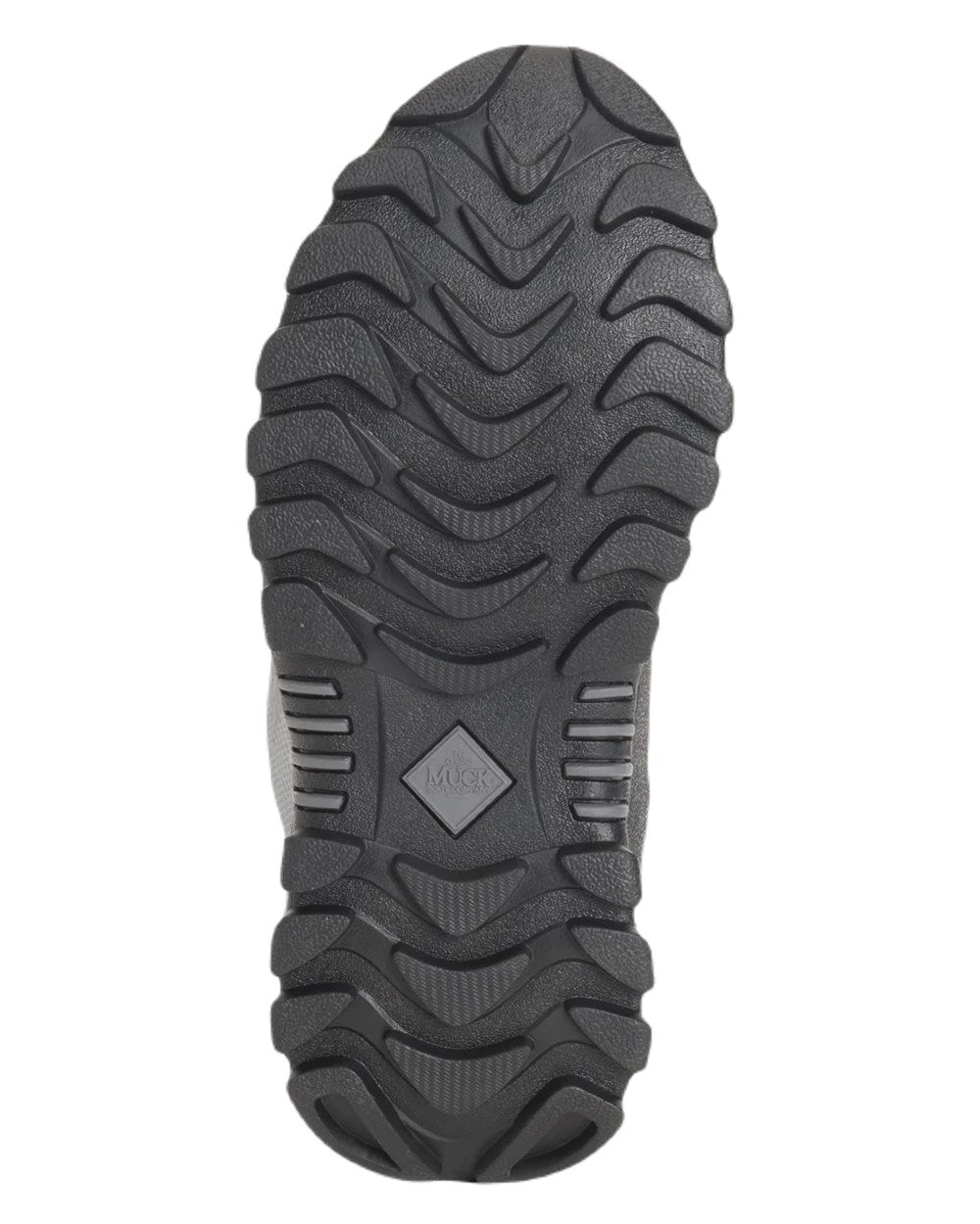 Black Grey Coloured Muck Boots Womens Arctic Sport II Mid Wellingtons On A White Background #colour_black-grey