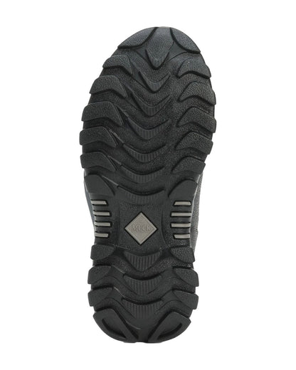 Black coloured Muck Boots Womens Artic Sport II Tall Wellington Sole on White background #colour_black