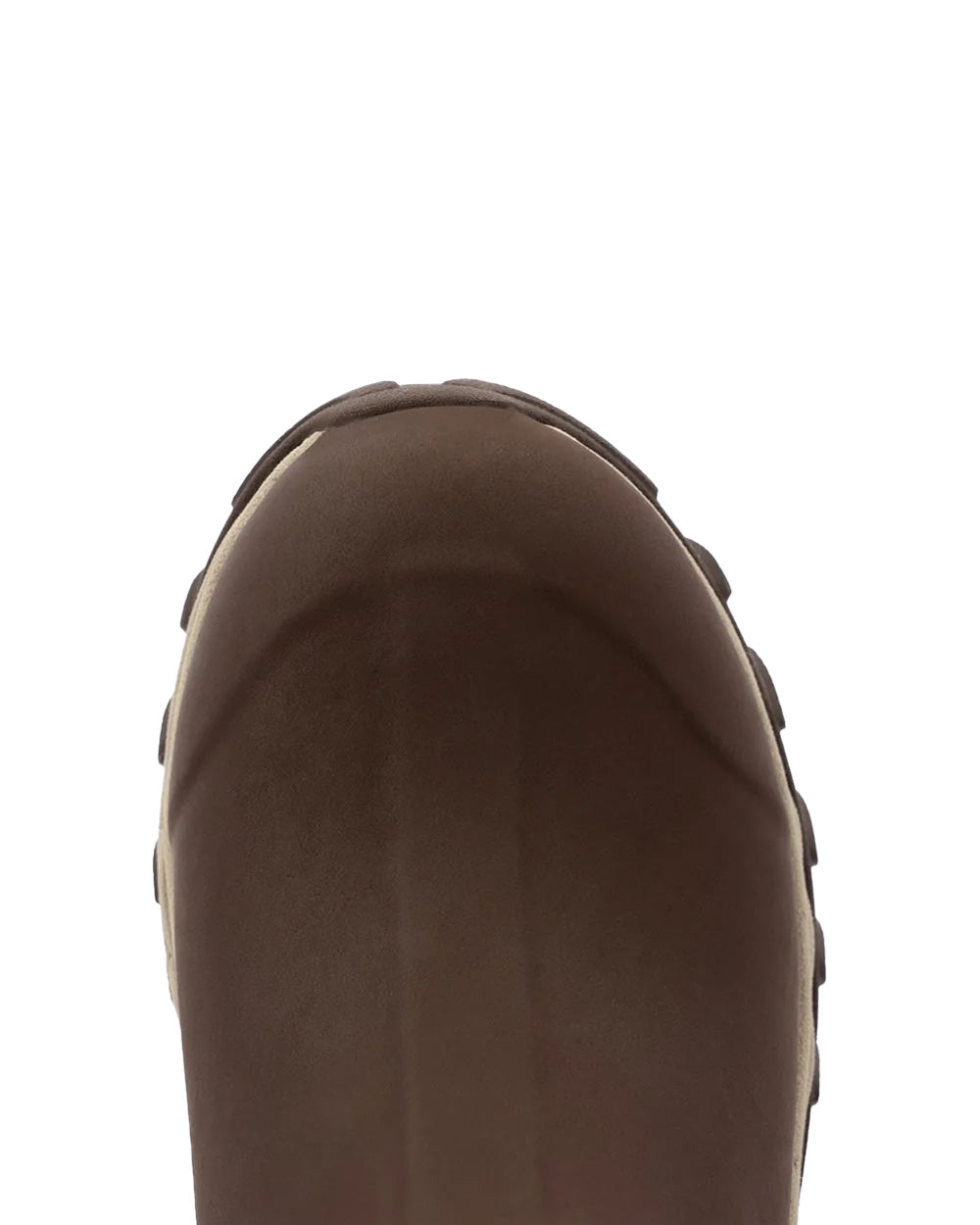Chocolate Brown Walnut Woven Muck Boots Womens Artic Sport II Tall Wellington Toe on White background #colour_brown