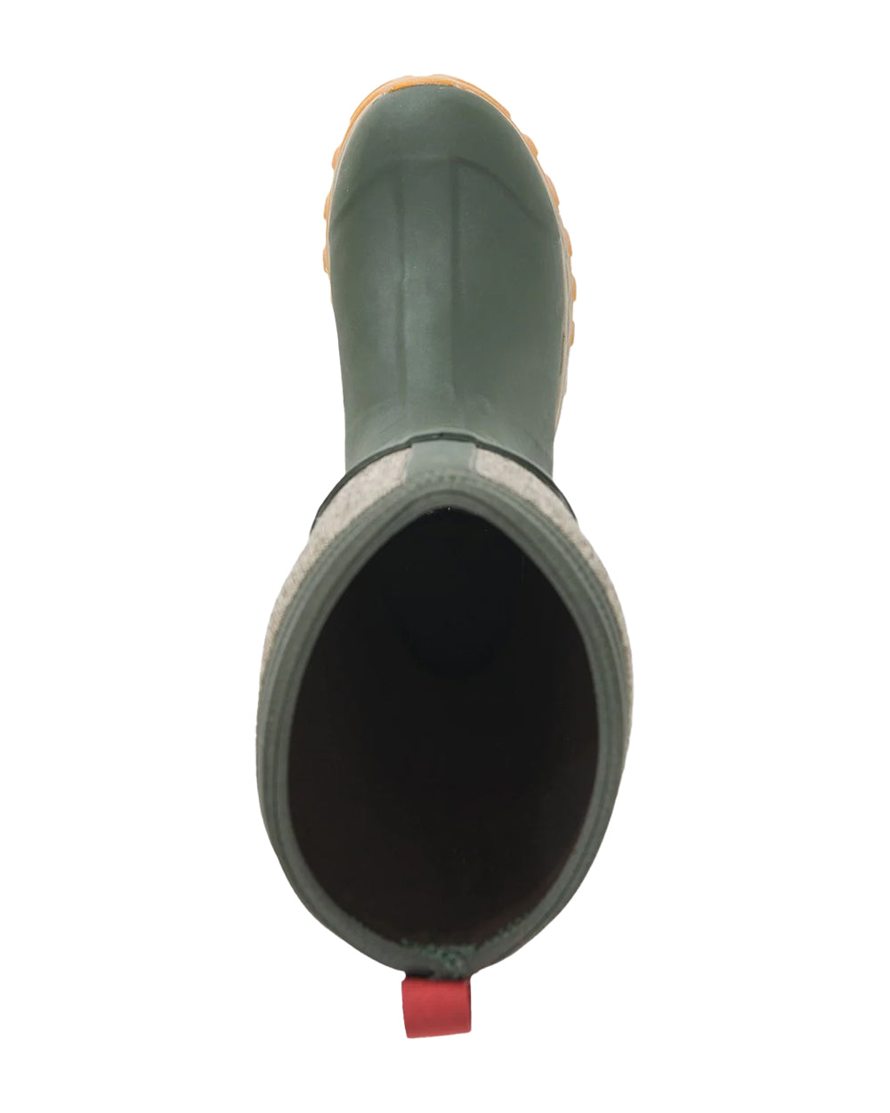 Olive Herringbone Muck Boots Womens Artic Sport II Tall Wellingtons on White background #colour_olive