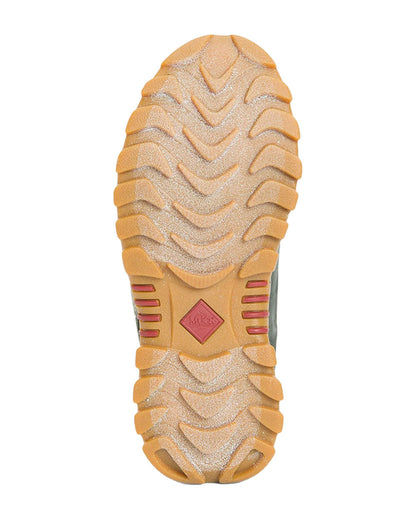 Olive Herringbone Muck Boots Womens Artic Sport II Tall Wellington Sole on White background #colour_olive