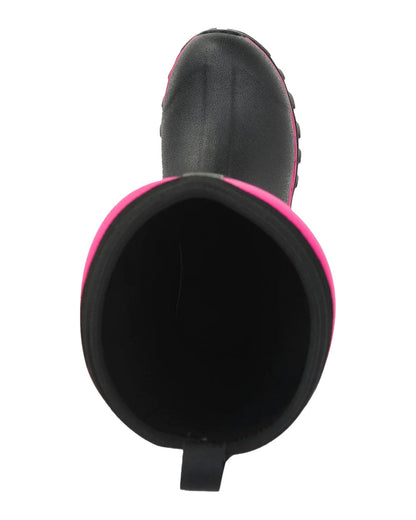 Hot Pink coloured Muck Boots Womens Artic Sport II Tall Wellingtons on White background #colour_pink