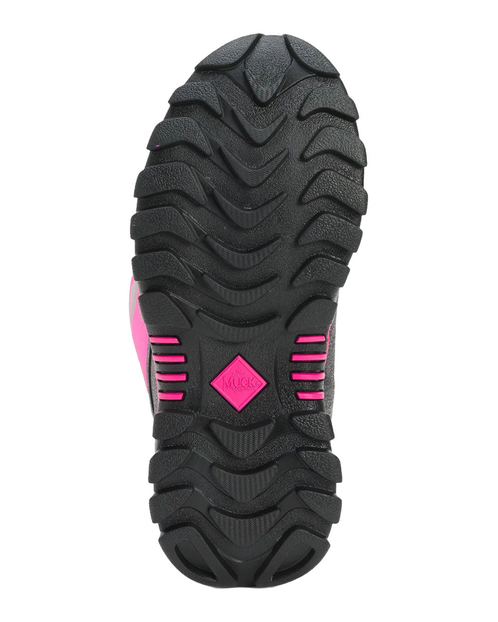 Hot Pink coloured Muck Boots Womens Artic Sport II Tall Wellingtons on White background #colour_pink