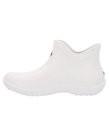White Coloured Muck Boots Womens Muckster Lite Ankle Boots on White Background
#colour_white