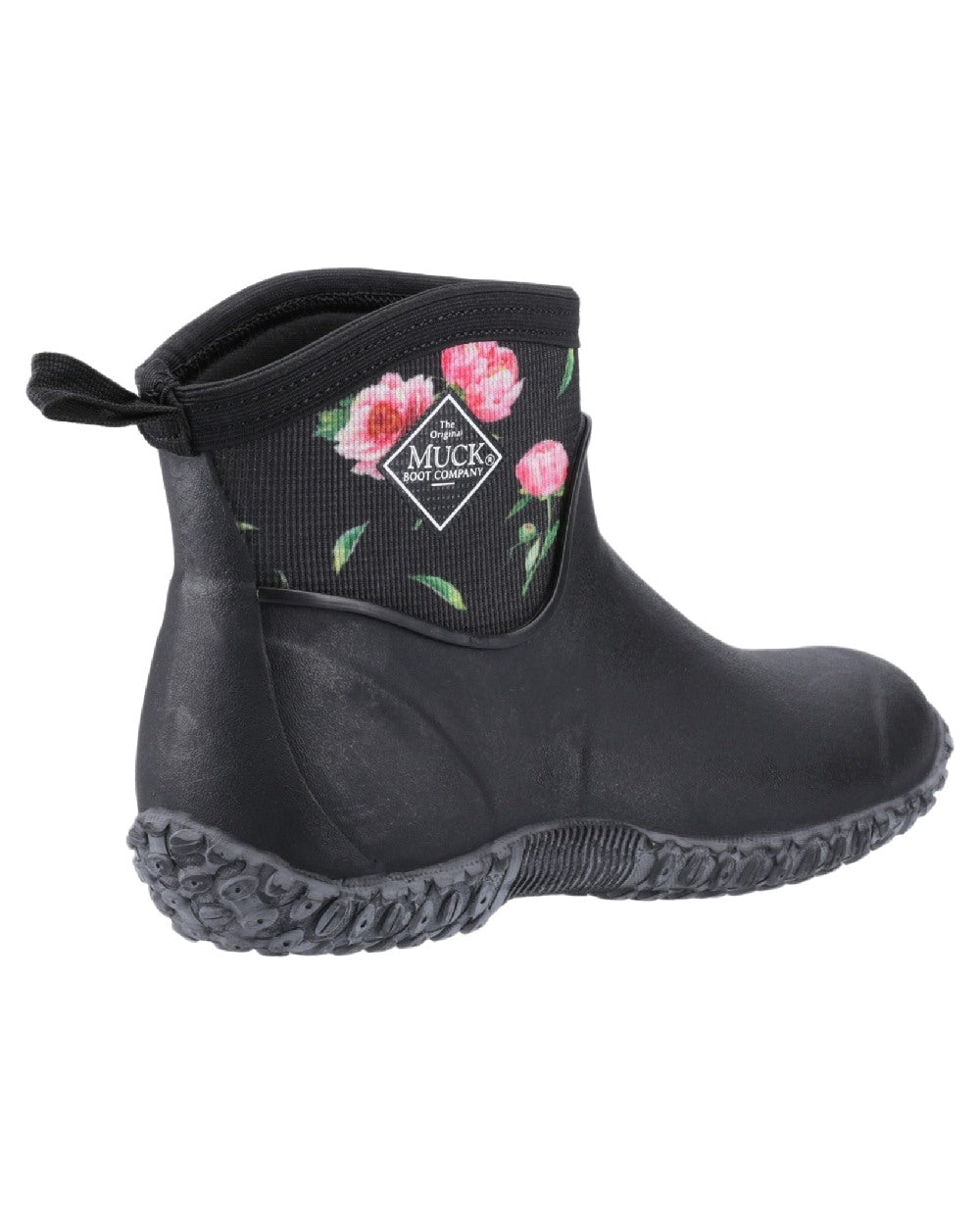 Peony Roses Coloured Muck Boots Women's RHS Muckster II Ankle Boots on White Background
#colour_peony-roses