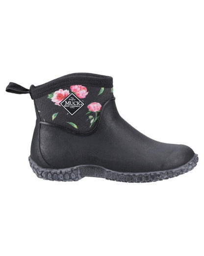 Peony Roses Coloured Muck Boots Women's RHS Muckster II Ankle Boots on White Background
#colour_peony-roses