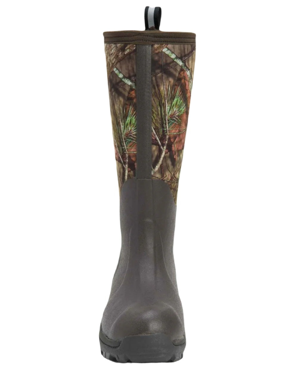 Mossy Oak Infinity Print Coloured Muck Boots Woody Max Tall Wellingtons On A White Background #colour_mossy-oak-infinity-print