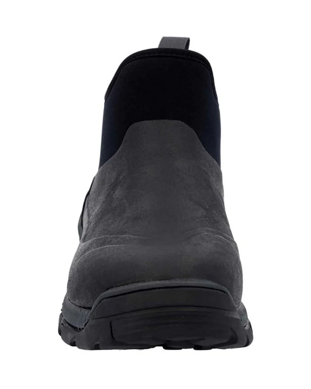 Black Coloured Muck Boots Mens Woody Sport Ankle Boots On A White Background #colour_black