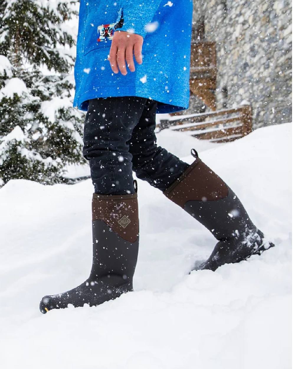 Muck Boots Men's Arctic Ice Vibram® AG All Terrain Tall Boots in Brown #colour_brown