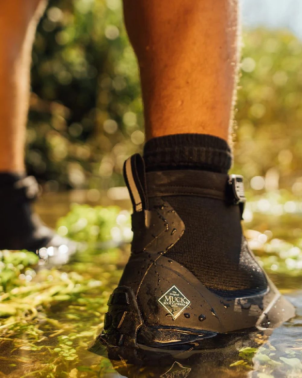 Muck Boots Apex Zip Mid Boots in Black #colour_black