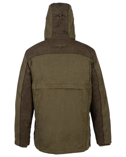 Khaki Coloured Percussion Rambouillet Original Waterproof Jacket On A White Background #colour_khaki