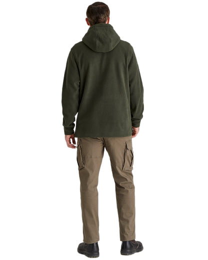 Deep Forest Coloured Ridgeline Ballistic Hoodie On A White Background #colour_deep-forest