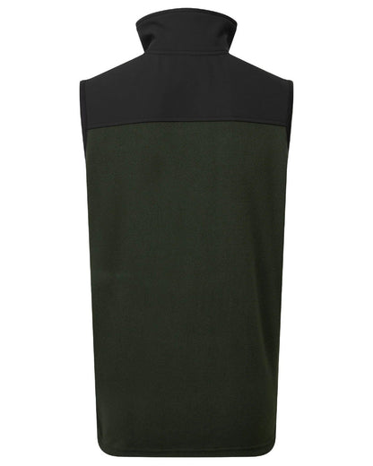 Olive Coloured Ridgeline Childrens Hybrid Vest On A White Background #colour_olive