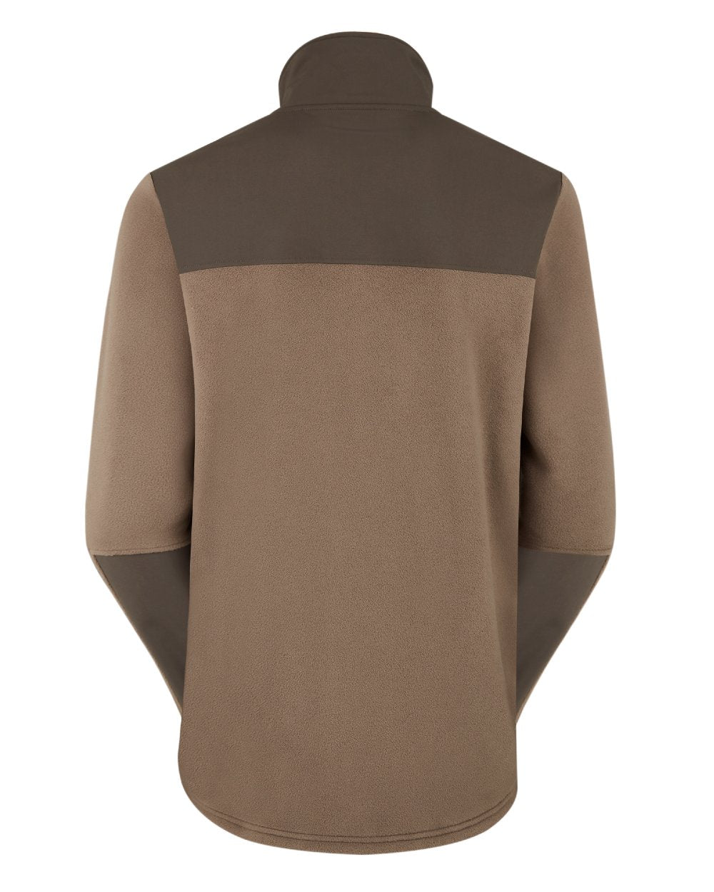 Light Bark Coloured Ridgeline Hybrid Fleece Jacket On A White Background #colour_light-bark
