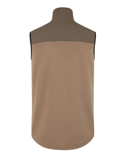 Light Bark Coloured Ridgeline Hybrid Fleece Vest On A White Background #colour_light-bark