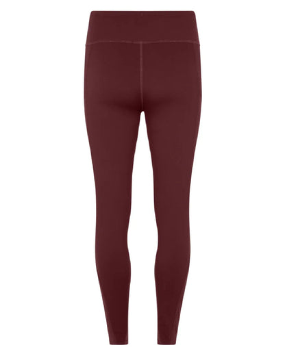 Winter Berry Coloured Ridgeline Womens Infinity Leggings On A White Background #colour_winter-berry