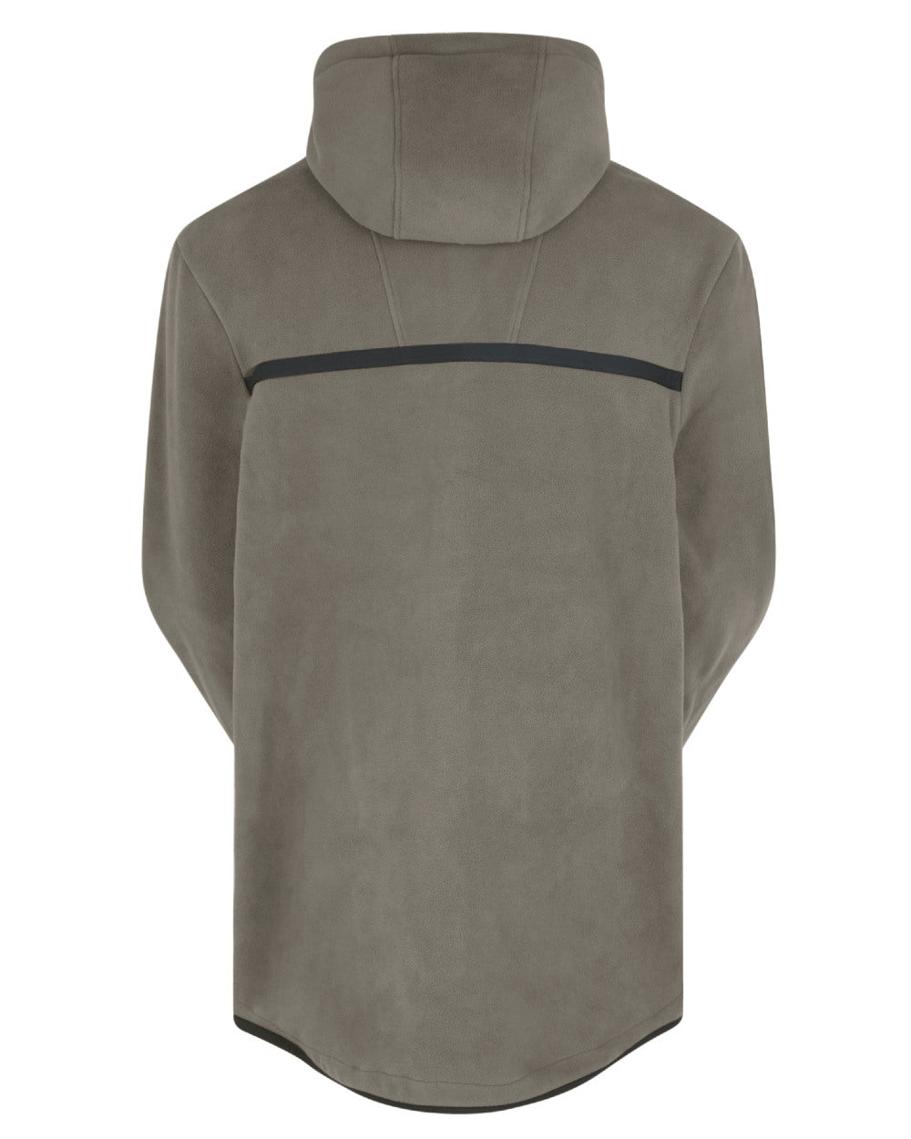 Smokey Olive Coloured Ridgeline Mens Kodiak Fleece Smock On A White Background #colour_smokey-olive